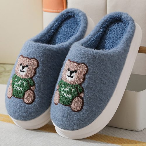 Shop Cute Teddy bear Slippers | Warm Indoor Slippers - Goodlifebean Black Friday Sale | Plushies | Giant Teddy Bear