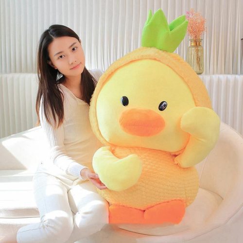 Shop Plucky: Kawaii Pineapple Duck Plushie - Goodlifebean Black Friday Sale | Plushies | Giant Teddy Bear