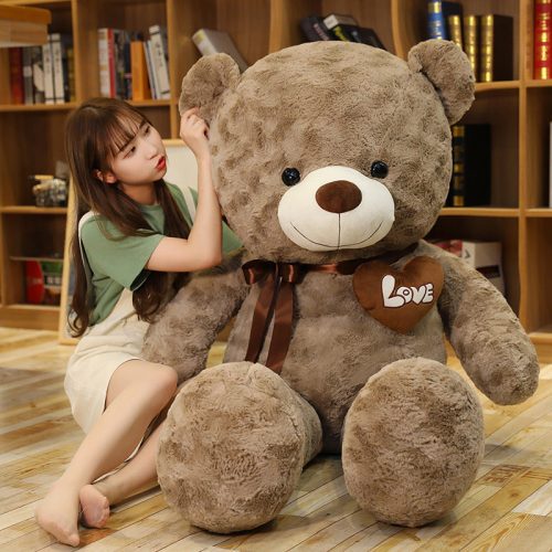 Shop Giant Fuzzy Brown Life Size Teddy Bear( 3ft) - Goodlifebean Black Friday Sale | Plushies | Giant Teddy Bear