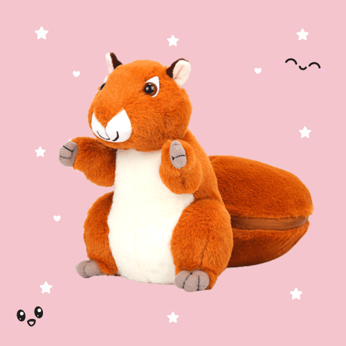 Shop Sunny: Reversible Squirrel Plushie - Goodlifebean Black Friday Sale | Plushies | Giant Teddy Bear