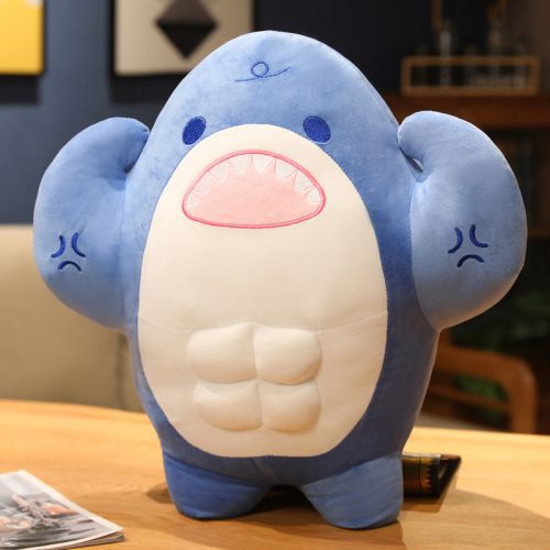 Shop Buffed Muscular Shark Plushie - Goodlifebean Black Friday Sale | Plushies | Giant Teddy Bear