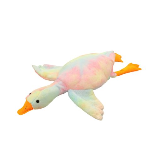 Shop Rainbow Feathered Giant Goose Plush - Goodlifebean Black Friday Sale | Plushies | Giant Teddy Bear