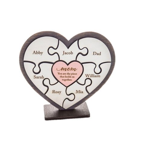 Shop Mother's Day Personalized Name Puzzle with Mom and Kids - Goodlifebean Black Friday Sale | Plushies | Giant Teddy Bear